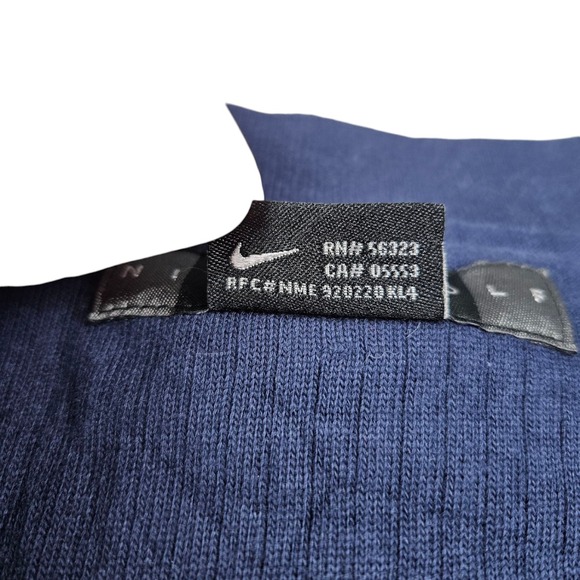 Vintage Navy Midshipmen Nike Golf Sweater Vest Mens Size XL Blue Preppy Athletic - Picture 4 of 9